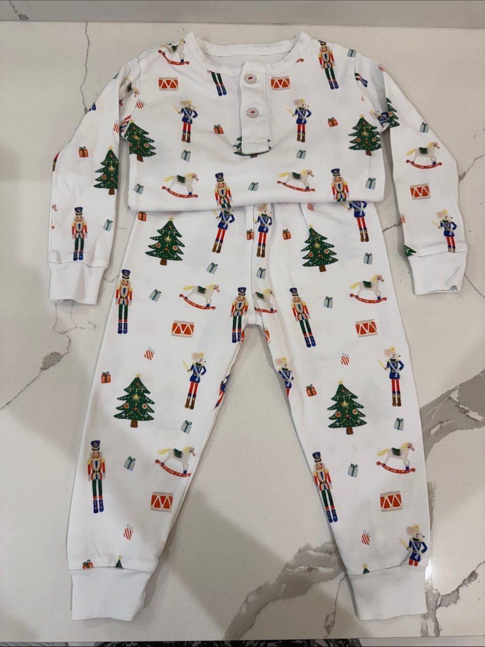 Little English Nutcracker Themed 2 Piece PJ Set 24M